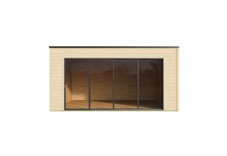 De Hoeve Tuinkamer Echteld Q-BIC Alu 44 E | 5,2 x 5,2 m