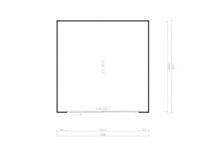De Hoeve Tuinkamer Echteld Q-BIC Alu 44 E | 5,2 x 5,2 m