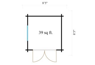 De Hoeve Tuinhuis Aagtekerke 44 A | 2,6 x 2,6 m