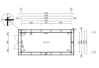 De Hoeve Tuinhuis Aagtekerke 28 C | 5,5 x 2,5 m