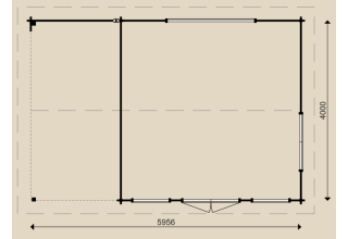 Woodpro Blokhut 25430