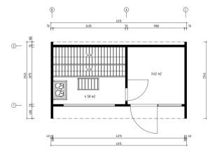 De Hoeve Black Mirror sauna Venray M | 452cm x 255cm