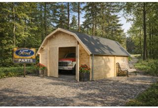 De Hoeve Houten Garage Rhan 44 | 480cm x 538cm 