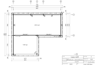 De Hoeve vrijetijdstuinkamer Druten 44 B | 7,3 x 6,2 m