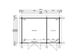 De Hoeve Tuinkamer Echt 44 C | 5,4 x 3,5 m