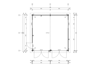 De Hoeve Dubbele Garage Horten 44 | 5,8 x 5,8 m