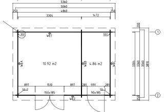 De Hoeve Blokhut Heiloo| 540 cm x 380 cm 