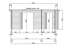 De Hoeve Blokhut Heiloo| 540 cm x 380 cm 