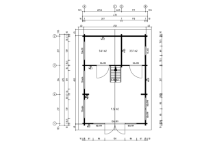 Vakantiehuis Sigrid 70 | 6,6 x 4,6 m 44 mm