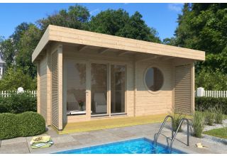 De Hoeve tuinsauna Soest 70 | 4,1 x 5,9 meter; 70 mm