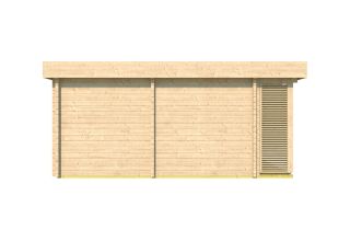 De Hoeve Tuinsauna Rygge 70 | 545cm x 342cm