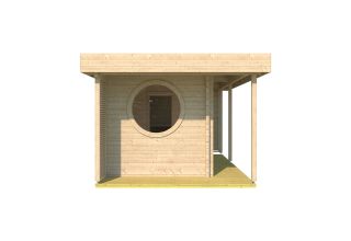 De Hoeve Tuinsauna Rygge 70 | 545cm x 342cm