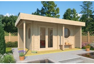 De Hoeve Tuinsauna Rygge 70 | 545cm x 342cm