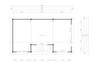 De Hoeve Blokhut Bjorn 70 | 8.6 x 5.1 m